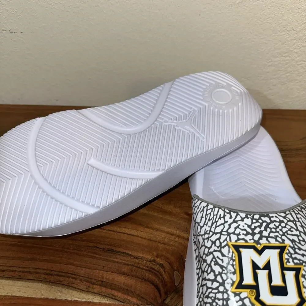 Jordan Men’s Hydro Slides Marquette University Size 14 Rare